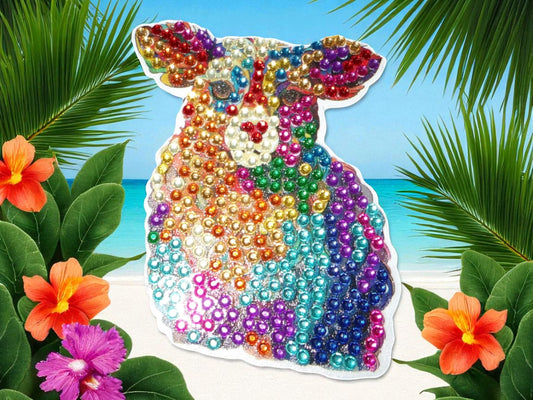 Colorful Cow Magnet