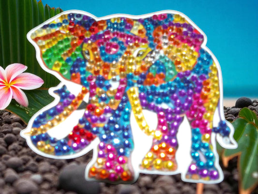 Colorful Elephant Magnet