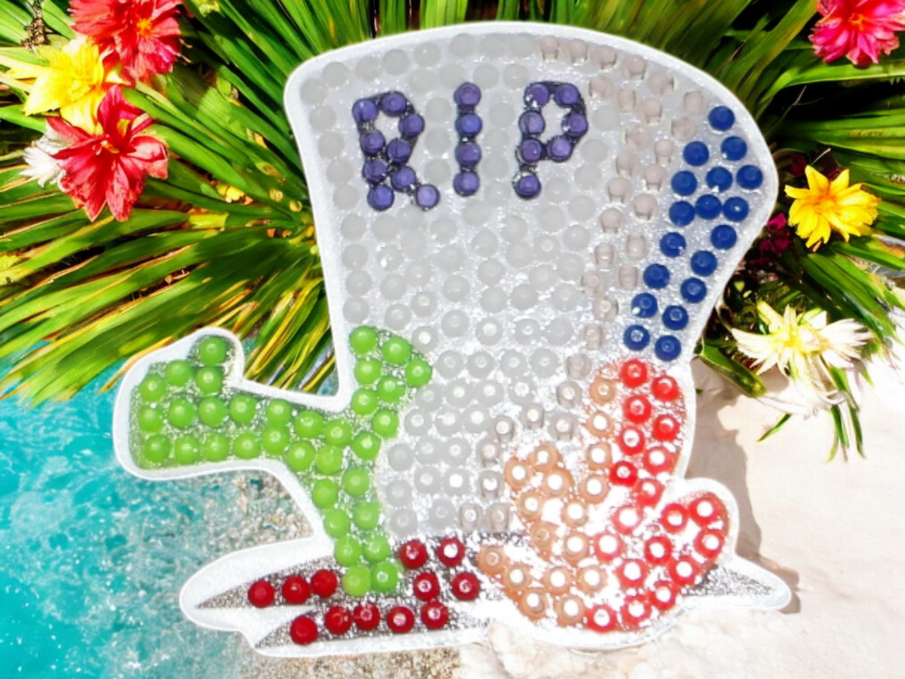 Glow In the Dark RIP Headstone Magnet