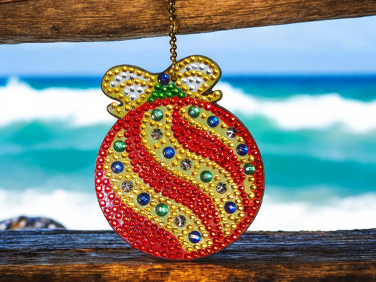 Colorful Tree Bulb Keychain