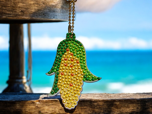 Corn on the Cob Keychain