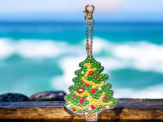 Festive Tree Keychain