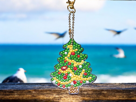 Festive Tree Keychain