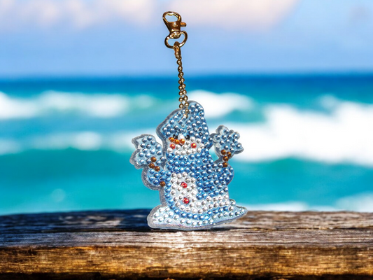 Let's Have Some Fun Snowman Keychain