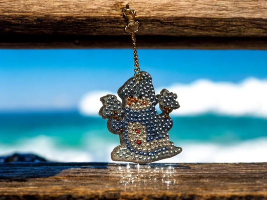 Let's Have Some Fun Snowman Keychain