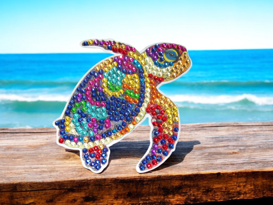 Lively Turtle Magnet