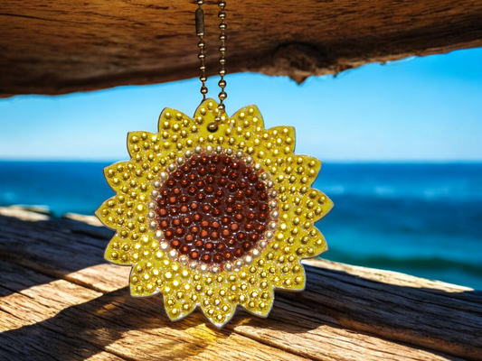 Sunflower Keychain