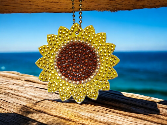 Sunflower Keychain