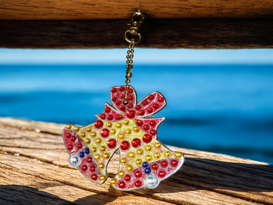 Red & Yellow Big Bells Keychain